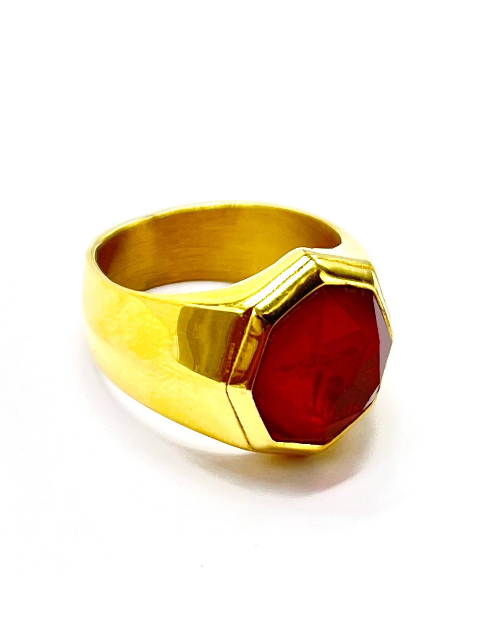 Anillo Piedra Roja