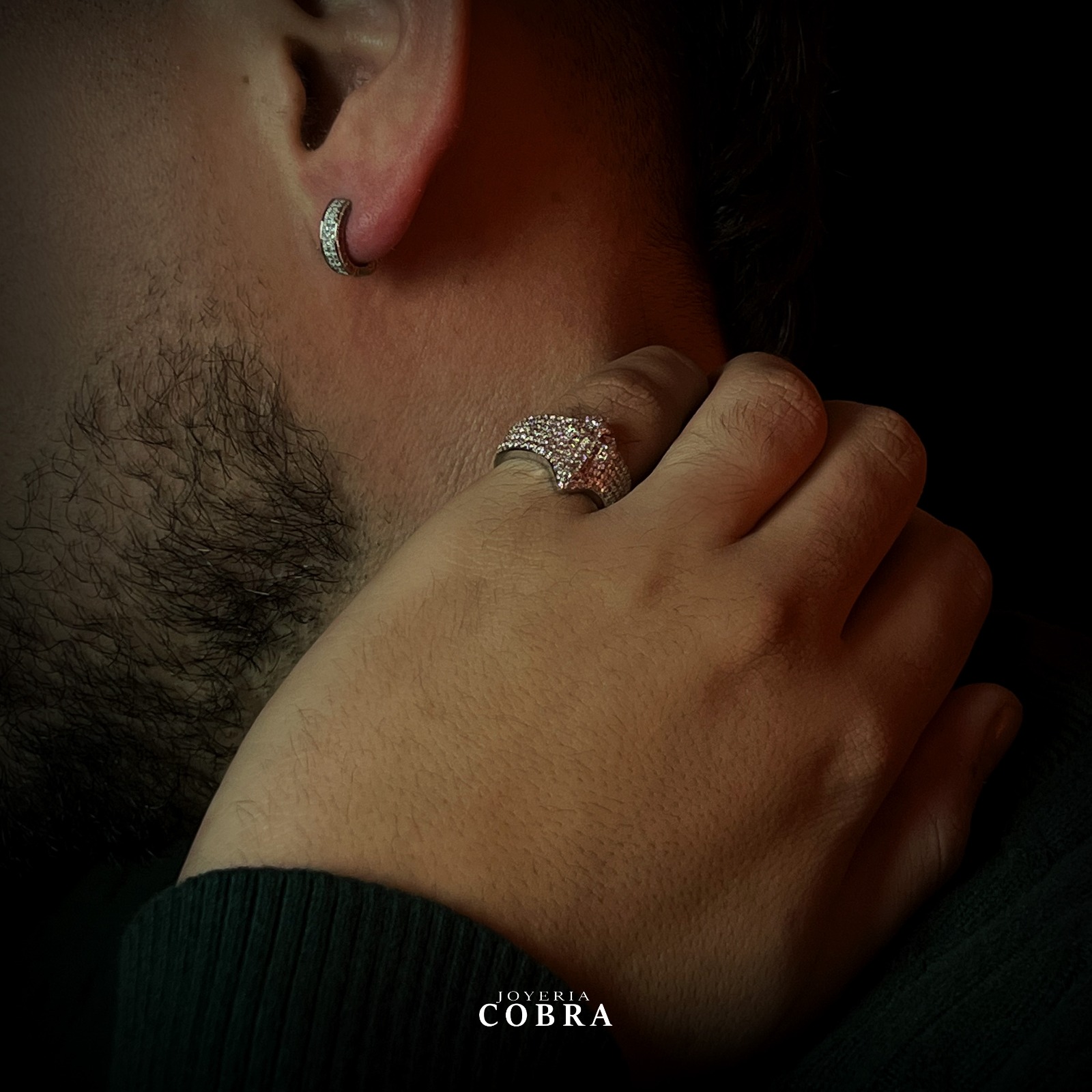 Anillo Cruz Small Ice Enchapado Con Zirconias - Imagen 2