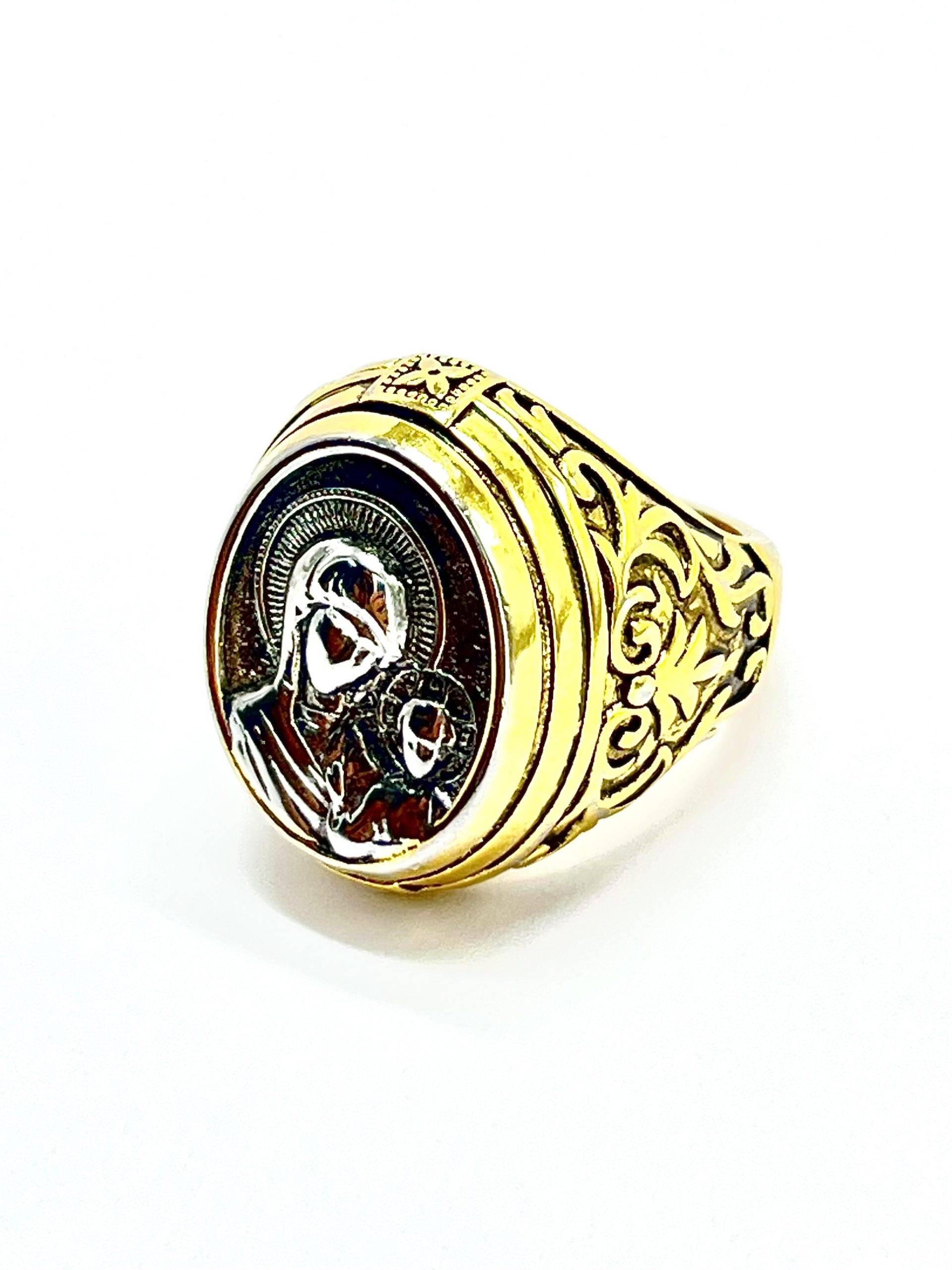 Anillo Virgen Colección Clasic Modelo Religioso - Imagen 3