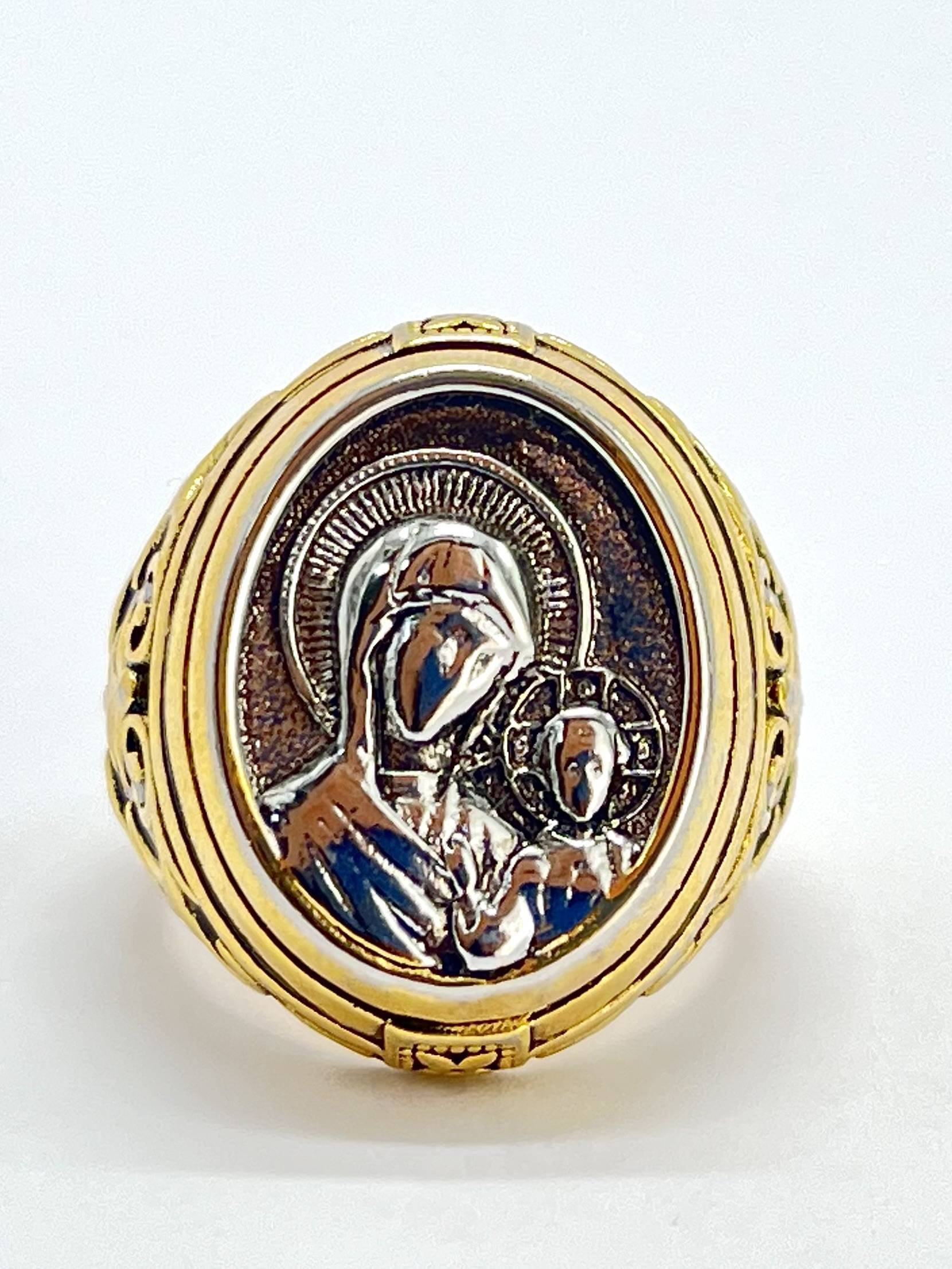 Anillo Virgen Colección Clasic Modelo Religioso - Imagen 4