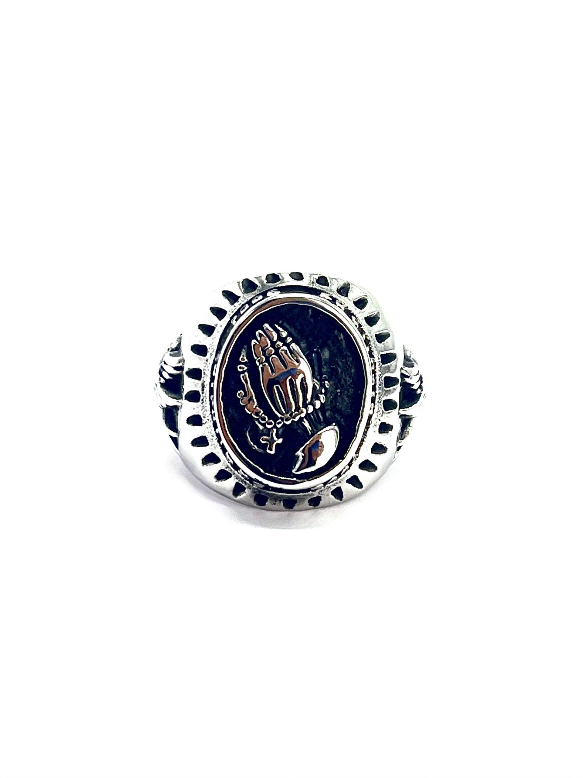 Anillo en Acero Rezo - Imagen 4