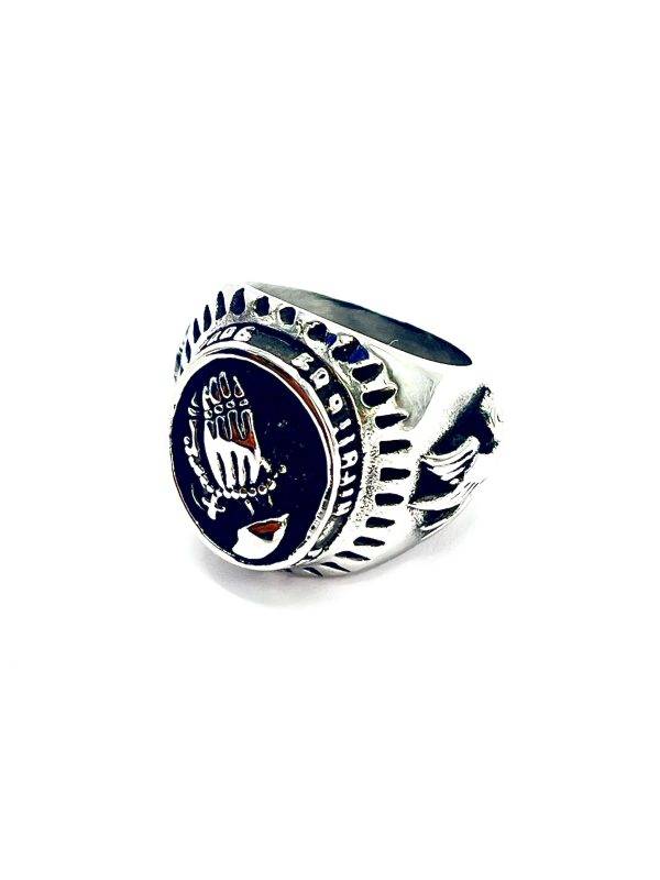 Anillo en Acero Rezo - Imagen 2