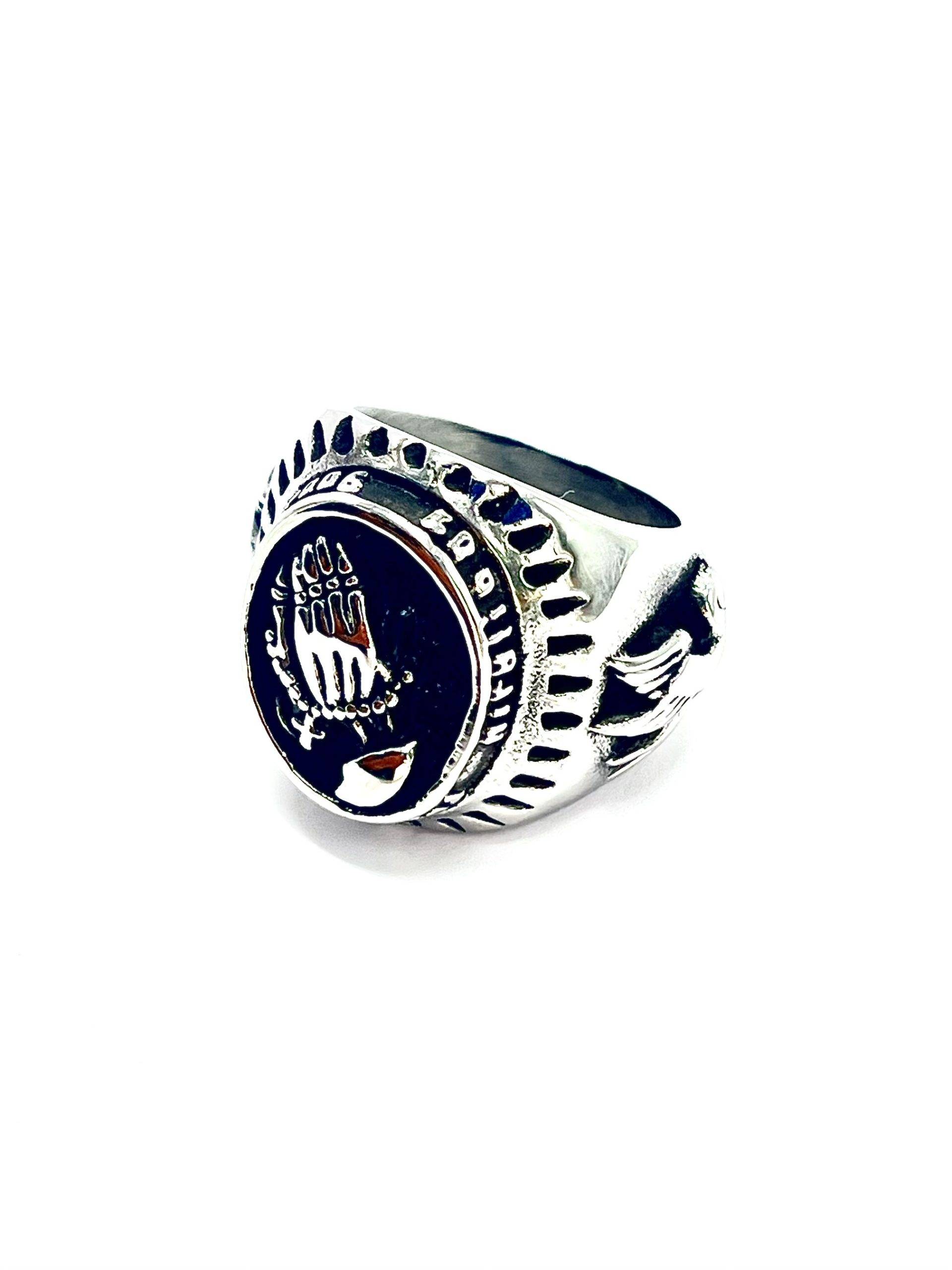 Anillo en Acero Rezo - Imagen 2