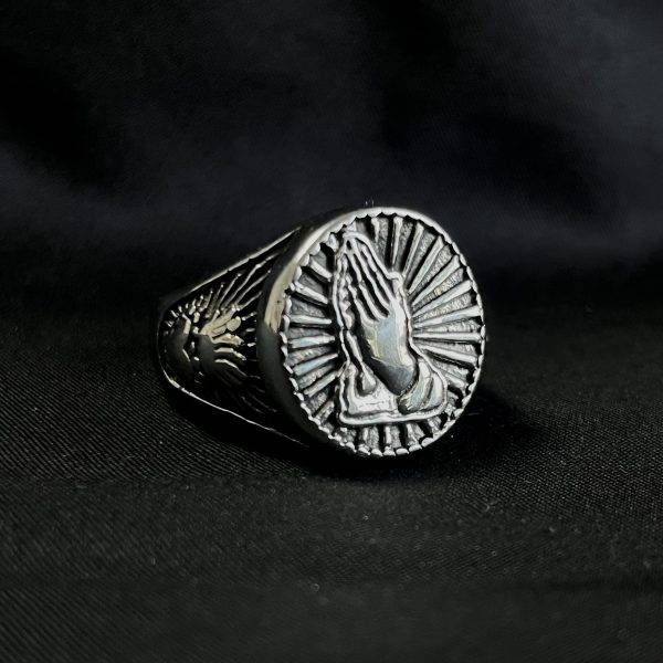 Anillo Modelo Manos Rezando Colección Religioso