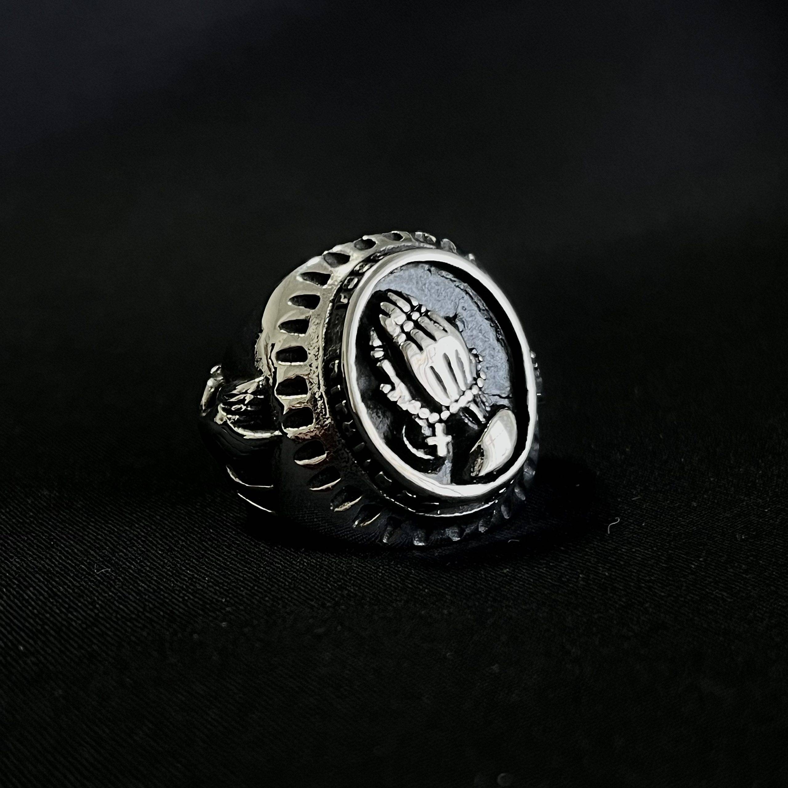 Anillo en Acero Rezo