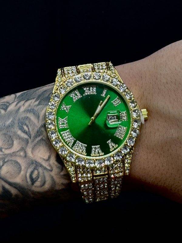 Reloj London Gold Green