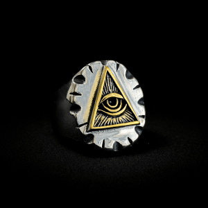Anillo Clasic Modelo Iluminati Big